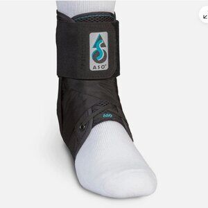 Med Spec ASO X-Large Black Ankle Stabilizer, Adjustable w/ Instructions 223616